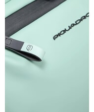 PIQUADRO CORNER SPECIALE GOMMATO Rolltop-Rucksack f&uuml;r 15,6-Zoll-Laptop GR&Uuml;N - PC-Rucks&auml;cke - 5