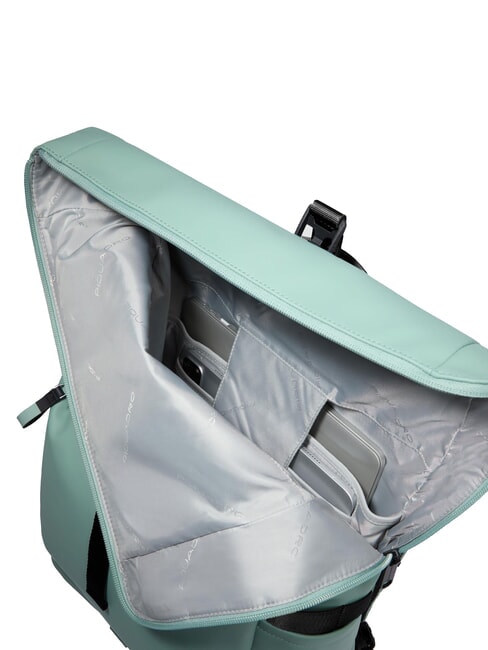 CORNER SPECIALE GOMMATO Rolltop-Rucksack f&uuml;r 15,6-Zoll-Laptop GR&Uuml;N - PC-Rucks&auml;cke