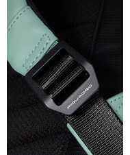 PIQUADRO CORNER SPECIALE GOMMATO Rolltop-Rucksack f&uuml;r 15,6-Zoll-Laptop GR&Uuml;N - PC-Rucks&auml;cke - 8