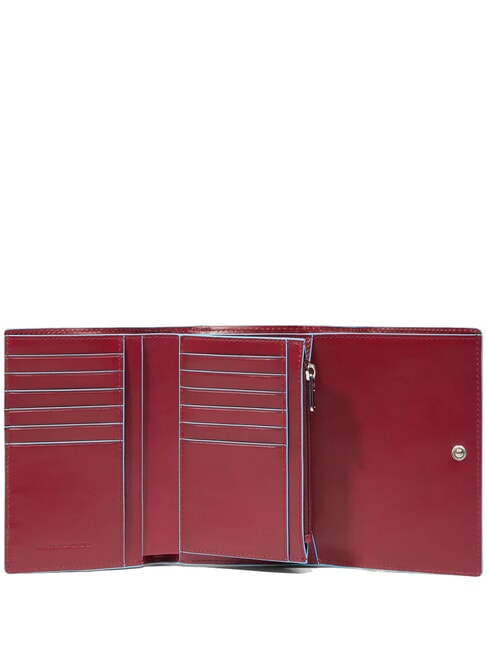 BLUE SQUARE Ledergeldb&ouml;rse ROT - Brieftaschen Damen