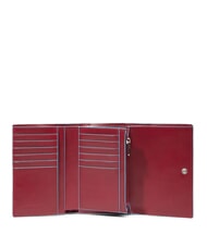 PIQUADRO BLUE SQUARE Ledergeldb&ouml;rse ROT - Brieftaschen Damen - 5