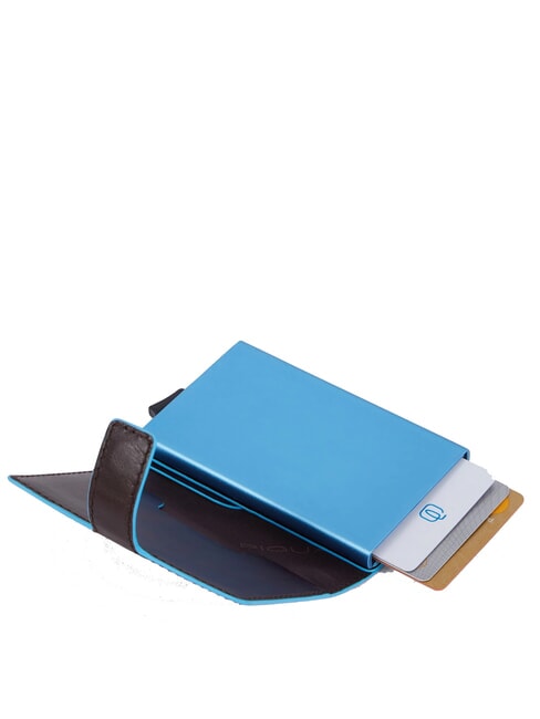 BLUE SQUARE Geldb&ouml;rse aus Leder MAHAGONI - Brieftaschen Herren