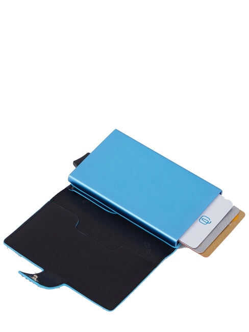 BLUE SQUARE Geldb&ouml;rse aus Leder Schwarz - Brieftaschen Herren