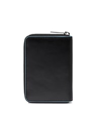 PIQUADRO BLUE SQUARE Rei&szlig;verschluss-Geldb&ouml;rse Schwarz - Brieftaschen Damen - 3