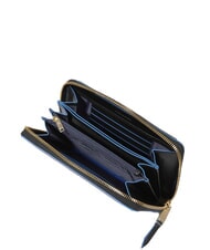 PIQUADRO BLUE SQUARE Gro&szlig;e Geldb&ouml;rse mit Rei&szlig;verschluss - Brieftaschen Damen