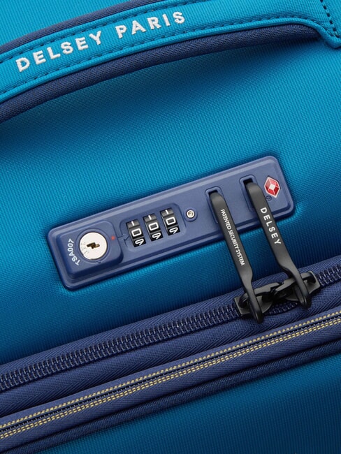 BROCHANT 3 Erweiterbarer Handgep&auml;cktrolley Meeresblau - Handgep&auml;ck