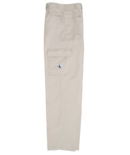 CALVIN KLEIN CK JEANS Cargohosen aus Stretch-Baumwolle Eierschale - Damenhosen - 3