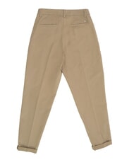 TOMMY HILFIGER TH Stretch-Baumwollhose Beige - Damenhosen - 2