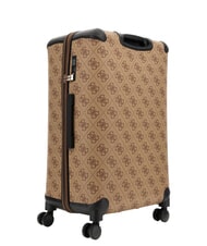 GUESS BERTA 28 Gro&szlig;er, ausziehbarer Wagen Latte-Logo / braun - Harte Trolleys - 3