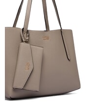 GUESS BRENTON Umh&auml;ngetasche dunkles Taupe - Damentaschen - 4