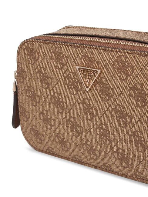 NOELLE 2 Schultertasche f&uuml;r Kamera Latte-Logo / braun - Damentaschen