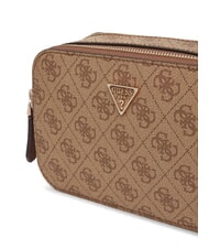 GUESS NOELLE 2 Schultertasche f&uuml;r Kamera Latte-Logo / braun - Damentaschen - 4