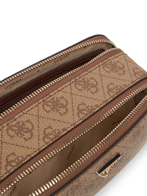 NOELLE 2 Schultertasche f&uuml;r Kamera Latte-Logo / braun - Damentaschen