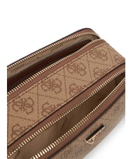 GUESS NOELLE 2 Schultertasche f&uuml;r Kamera Latte-Logo / braun - Damentaschen - 6