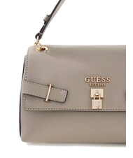 GUESS YESBA Schultertasche mit &Uuml;berschlag, Umh&auml;ngetasche dunkles Taupe - Damentaschen - 3