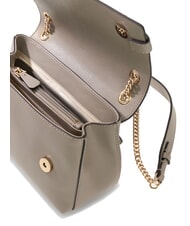 GUESS YESBA Schultertasche mit &Uuml;berschlag, Umh&auml;ngetasche dunkles Taupe - Damentaschen - 4