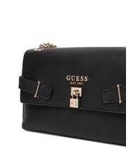 GUESS YESBA Schultertasche mit &Uuml;berschlag, Umh&auml;ngetasche SCHWARZ - Damentaschen - 3