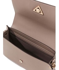 GUESS MERIDIAN 2  Umh&auml;ngetasche dunkles Taupe - Damentaschen - 3