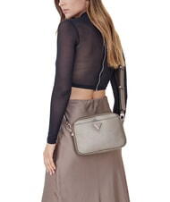 GUESS MERIDIAN 2  Umh&auml;ngetasche dunkles Taupe - Damentaschen - 4