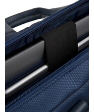 PIQUADRO TRAKAI Aktentasche aus Leder und Stoff f&uuml;r 14-Zoll-Laptops Blau - Arbeitstaschen - 5