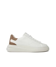 GUESS ELBA  Turnschuhe wei&szlig; beige braun - Herrenschuhe - 2