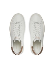 GUESS ELBA  Turnschuhe wei&szlig; beige braun - Herrenschuhe - 5