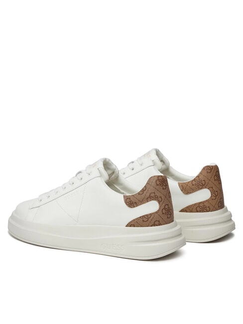 ELBA  Turnschuhe wei&szlig; beige braun - Herrenschuhe