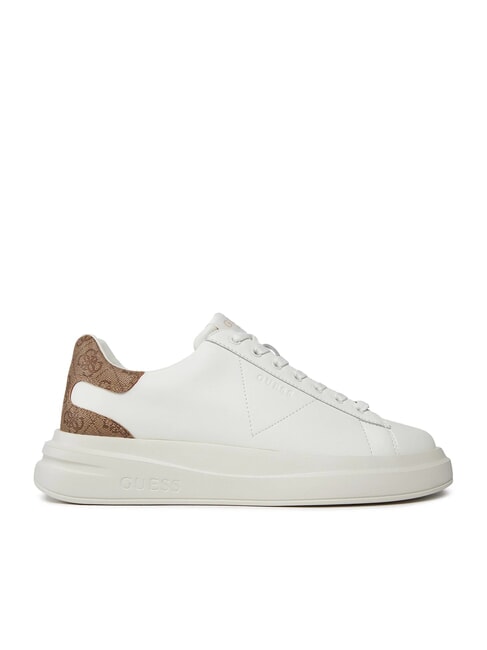 ELBA  Turnschuhe wei&szlig; beige braun - Herrenschuhe