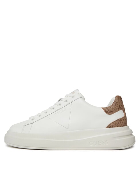 ELBA  Turnschuhe wei&szlig; beige braun - Herrenschuhe
