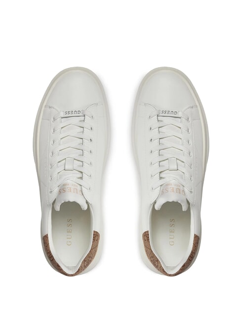 ELBA  Turnschuhe wei&szlig; beige braun - Herrenschuhe