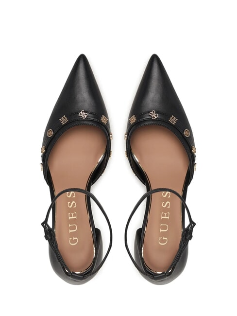 NANAE Pumps mit hohem Absatz, Riemen und Nieten SCHWARZ - Damenschuhe