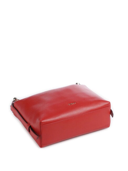 TONIE Kleine Ledertasche mit Schulterriemen m1 rot - Damentaschen