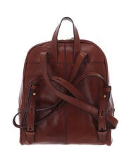 THE BRIDGE FLORA Lederrucksack mit Vordertaschen BRAUN - Damentaschen - 3