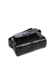 THE BRIDGE FLORA Umh&auml;ngetasche aus Leder mit Tasche Schwarzes Gold - Damentaschen - 5