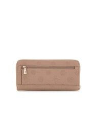 GUESS CRESIDIA 2 Gro&szlig;e Geldb&ouml;rse mit Rei&szlig;verschluss Logo in dunklem Taupe - Brieftaschen Damen - 3