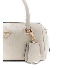 GUESS CRESIDIA 2 Schultertasche mit Schultergurt Off-White-Logo - Damentaschen - 3