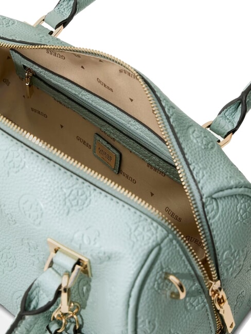 CRESIDIA 2 Schultertasche mit Schultergurt hellsalbeifarbenes Logo - Damentaschen