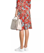 GUESS CRESIDIA II Handtasche mit Schultergurt Off-White-Logo - Damentaschen - 4