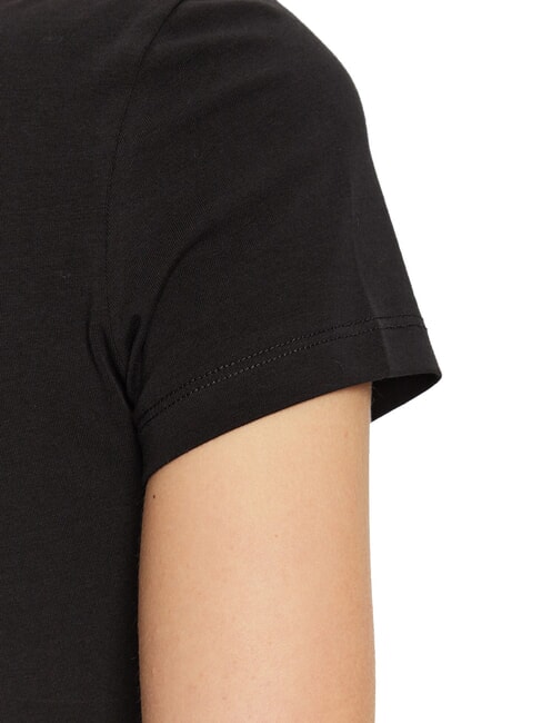 MOCK NECK ALL OVER 4G Schmal geschnittenes T-Shirt mit Strasssteinen jetbla - T-Shirts und Tops f&uuml;r Damen