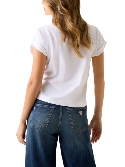 STARS T-Shirt mit Aufdruck und Nieten purwei&szlig; - T-Shirts und Tops f&uuml;r Damen