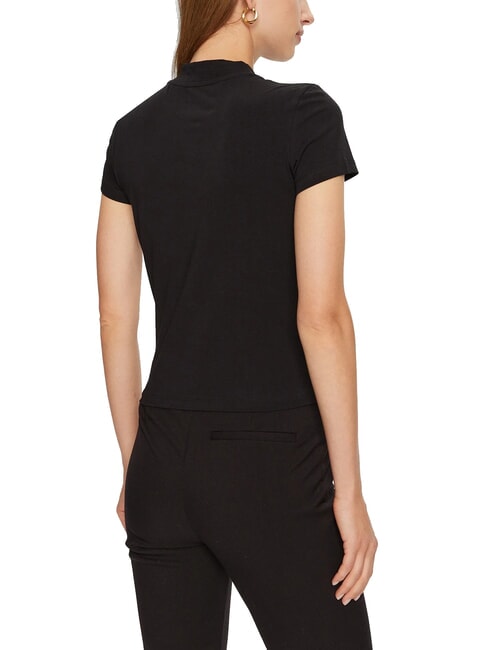 MOCK NECK ALL OVER 4G Schmal geschnittenes T-Shirt mit Strasssteinen jetbla - T-Shirts und Tops f&uuml;r Damen