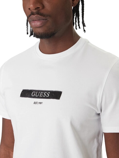 LOGO BOX Schmal geschnittenes Kurzarm-T-Shirt purwei&szlig; - Herren-T-Shirts