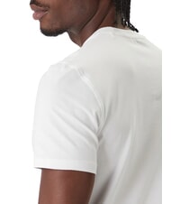 GUESS LOGO BOX Schmal geschnittenes Kurzarm-T-Shirt purwei&szlig; - Herren-T-Shirts - 4