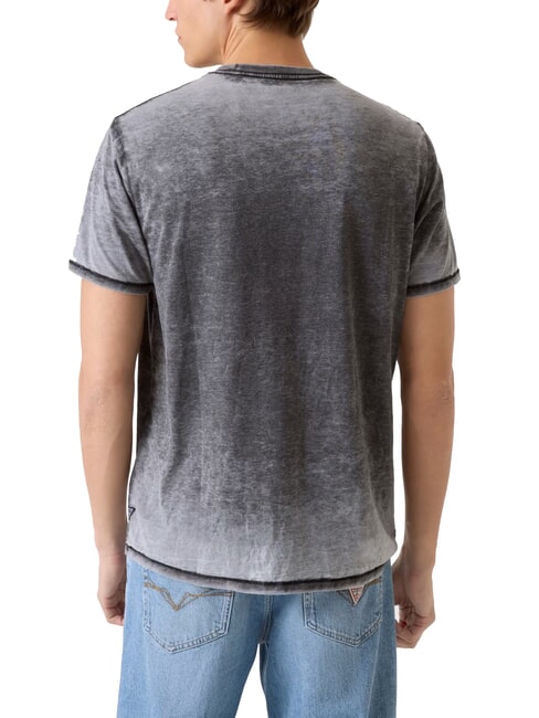 MARINE LOGO Kurz&auml;rmeliges T-Shirt mit Used-Look jetbla - Herren-T-Shirts