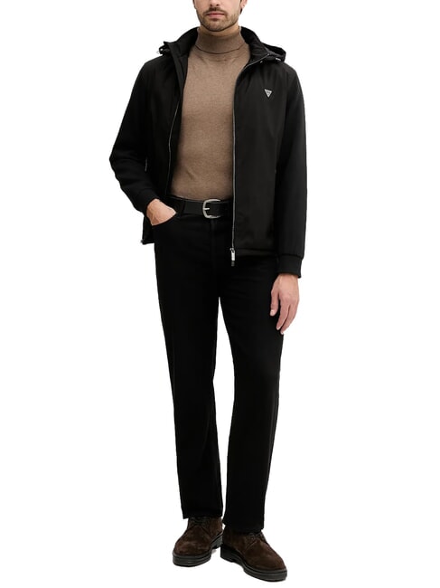 KNITTED Jacke mit Kapuze jetbla - Herrenjacken