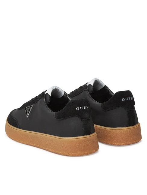WIMAN Ledersneakers SCHWARZ - Herrenschuhe