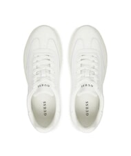 GUESS PLAZA Ledersneakers Wei&szlig; - Herrenschuhe - 4