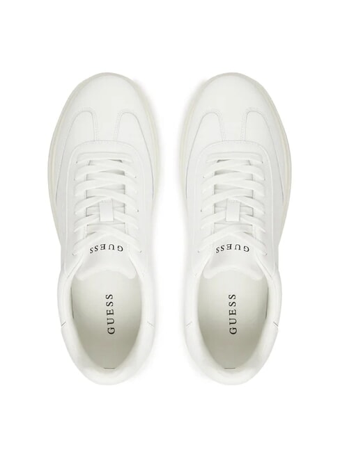 PLAZA Ledersneakers Wei&szlig; - Herrenschuhe