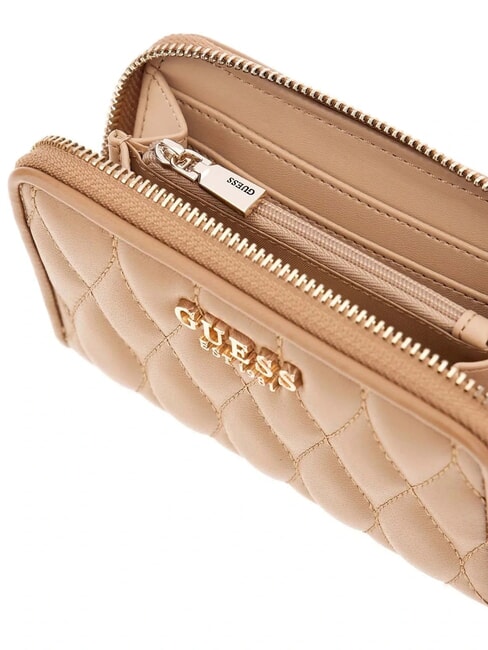 VALLA Mittelgro&szlig;e Geldb&ouml;rse mit Rei&szlig;verschluss BEIGE - Brieftaschen Damen