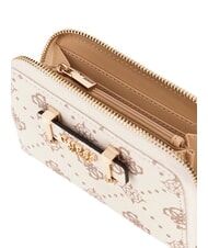 GUESS SILIA Mittlere Geldb&ouml;rse Vanille-Logo - Brieftaschen Damen - 2